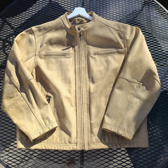 Mens leather jacket. Roundtree and yorke. XL - Picture 2 of 9
